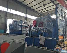 雙比重復(fù)式精選機(jī)裝車發(fā)貨