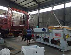 茂恒機(jī)械：正壓比重機(jī) 包裝機(jī)等裝車發(fā)貨