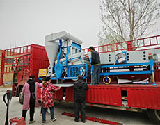 茂恒機(jī)械：雙風(fēng)選雙比重復(fù)式精選機(jī)裝車發(fā)貨